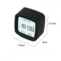 Xiaomi LED Alarm Clock with Backlight Battery Operated LCD Display Temperature Humidity Monitor Multifunctional Clock Home Use