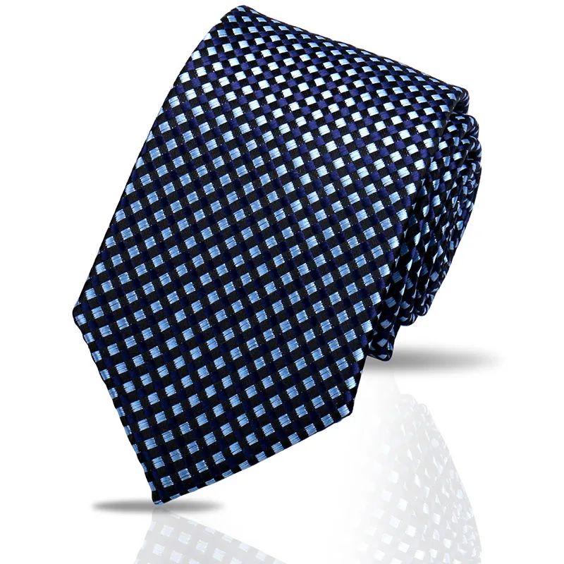 ربطة عنق واسعة من البوليستر الحريري من قماش الجاكار المخصص الكلاسيكي الرسمي الصلب ربطات عنق مخططة باللون الوردي مجموعات ربطات عنق منسوجة يدويًا #2