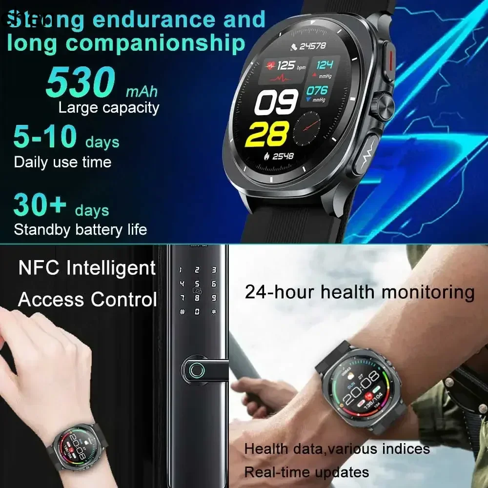 YFY Smart Airbag Watch for Men with Air Pump Function