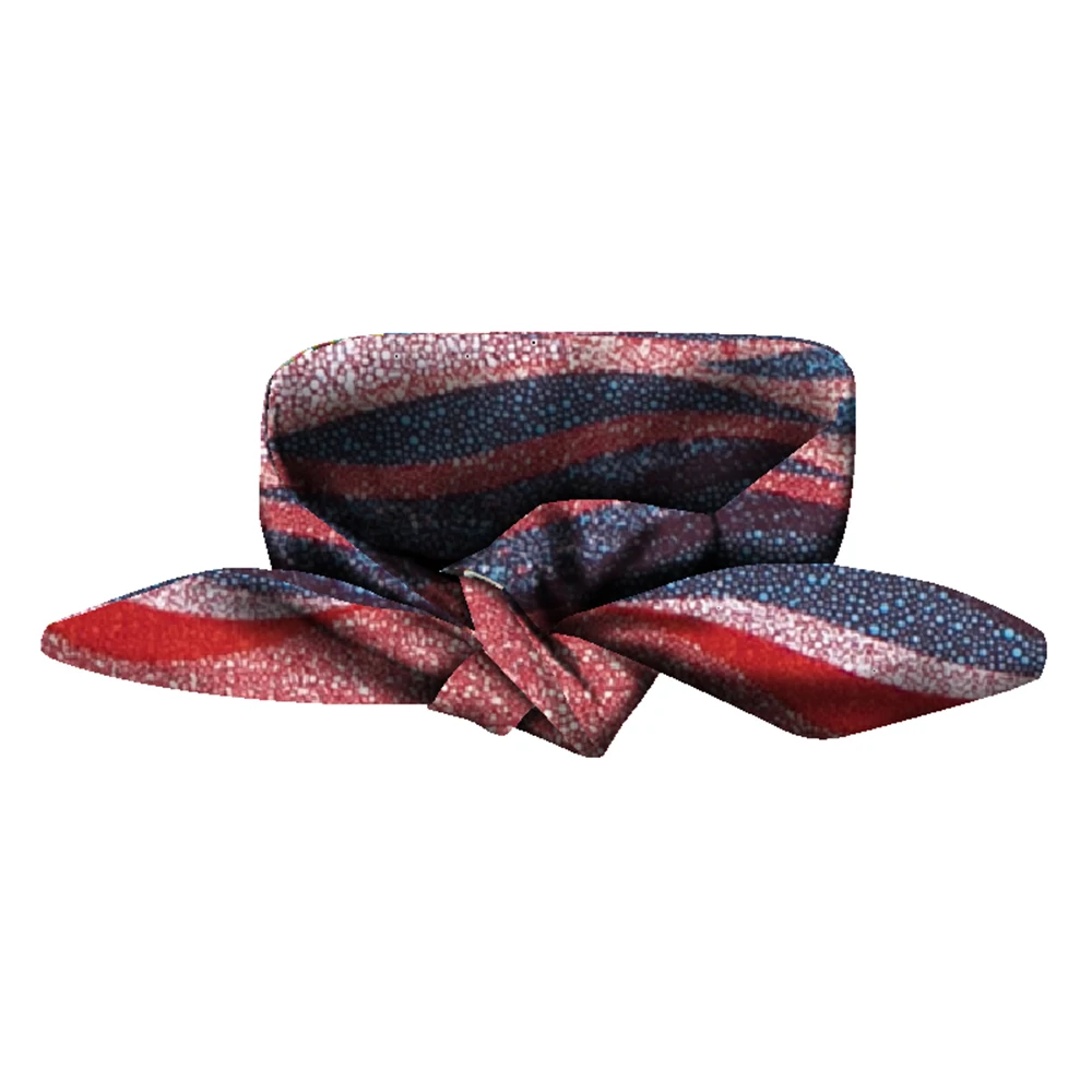BRW Double Side Handtie African Ankara Head Wraps for Women Ankara Scarf African Wax Print Head Bands Versatile WYX32 - view 5