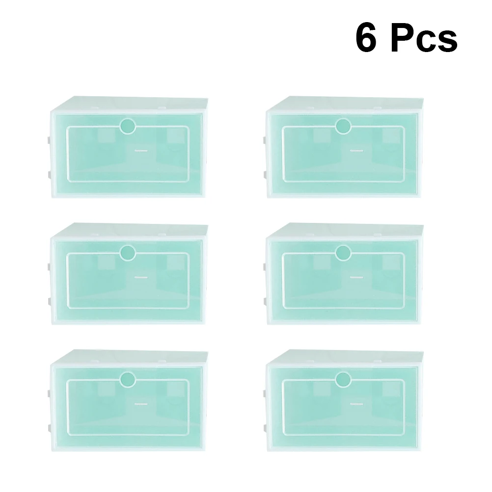 

Thickened Shoe Box Storage Bins Foldable Organiser for Closet Shoes Organizer Organizers