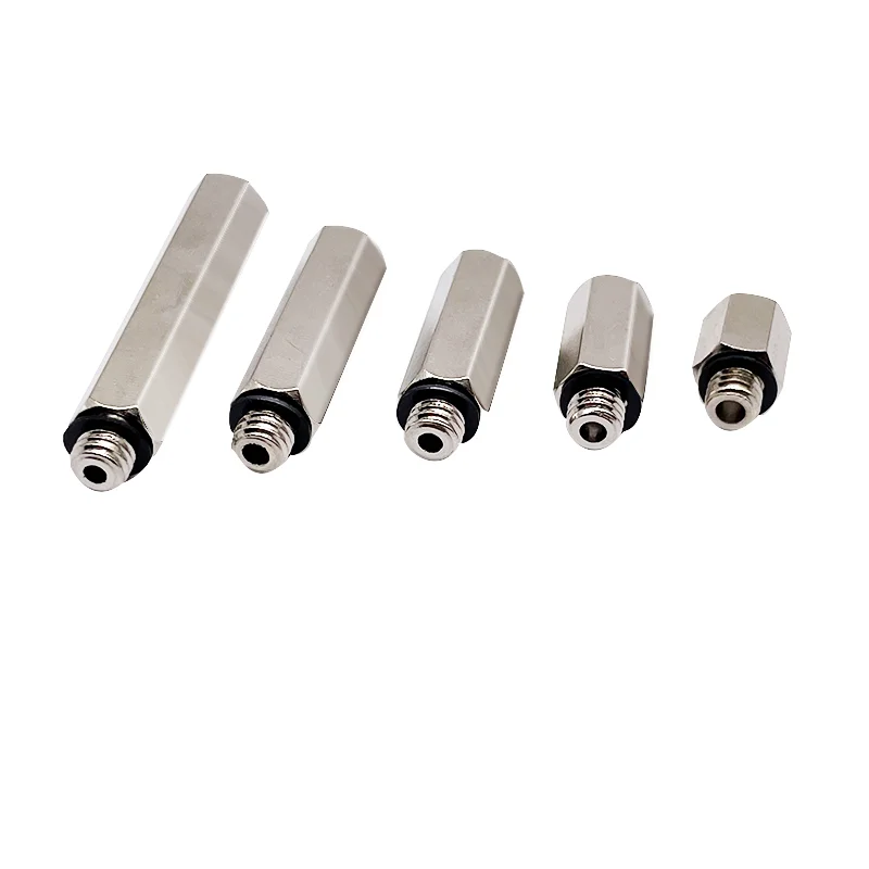 معدن صغير تجهيزات أنابيب هوائية النحاس مستقيم الأنابيب الداخلية الموضوع M3M3-JD M3-JL M5 القطر الخارجي محول القابس موصل سريع #3