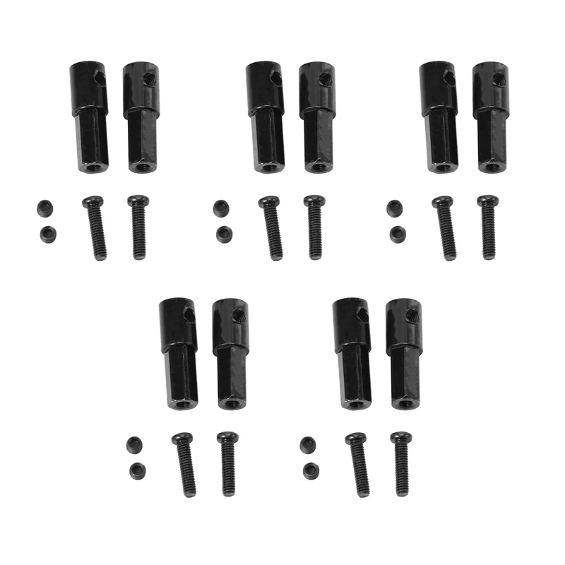 

10Pcs Metal Rear Axle Shaft Adapter Accessories For WPL D12 C14 C24 C34 B24 B36 MN D90 D91 MN99S RC Car Parts-Drop Ship