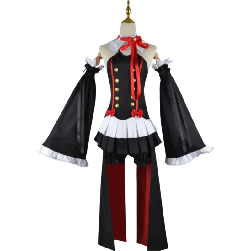 

Halloween Costume For Women Seraph Of The End Owari no Seraph Krul Tepes Cosplay Costume Uniform Wig Cosplay Anime Witch Vampire