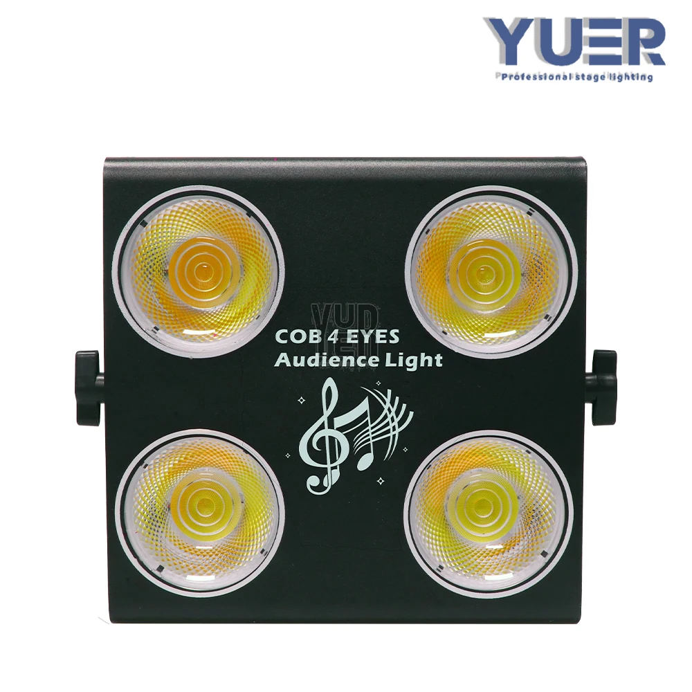 Mini 4x25W Led 4 Occhi COB Par Luce Bianco Freddo/Caldo 2in1 Luce per Pubblicità DMX512 Controllo del Suono RDM per DJ Disco Party Wedding Bar