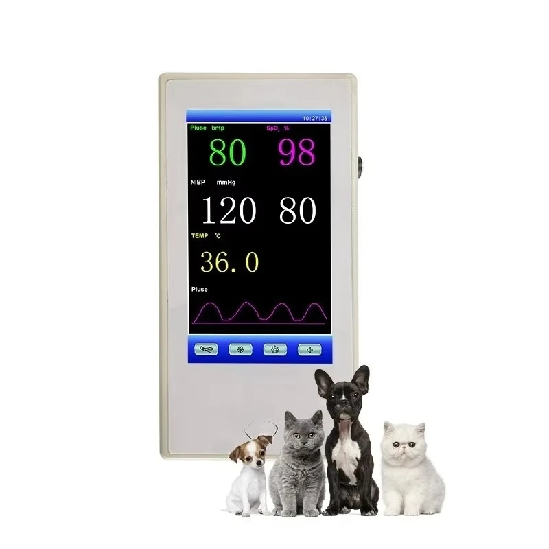 Portable handheld veterinary ultrasound diagnostic instrument, multi-parameter  monitoring, suitable for dogs cat