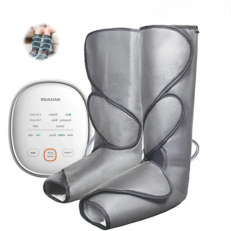 Air Compression Leg Foot Massager Vibration Infrared Therapy Arm Pneumatic Air Wrap Preheating Therapy Boots Promote Blood
