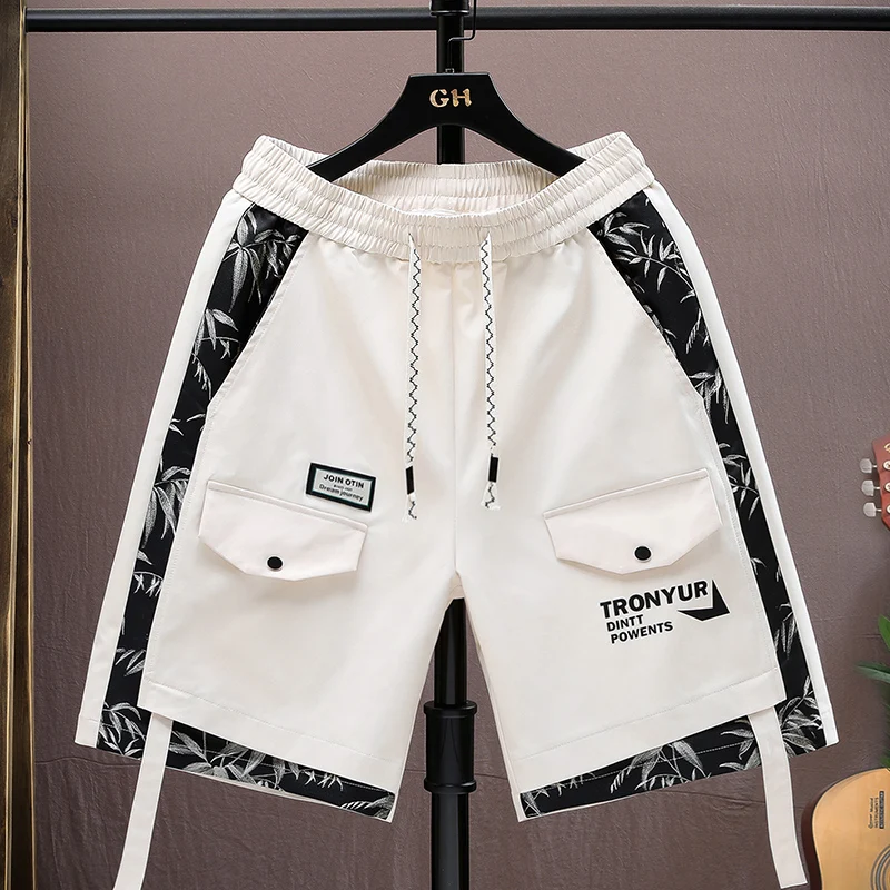 

Мужские повседневные летние шорты 2024 года, новинка, рабочая одежда, спортивные шорты до колена, молодежные свободные прямые пляжные брюки из дышащего полиэфирного волокна