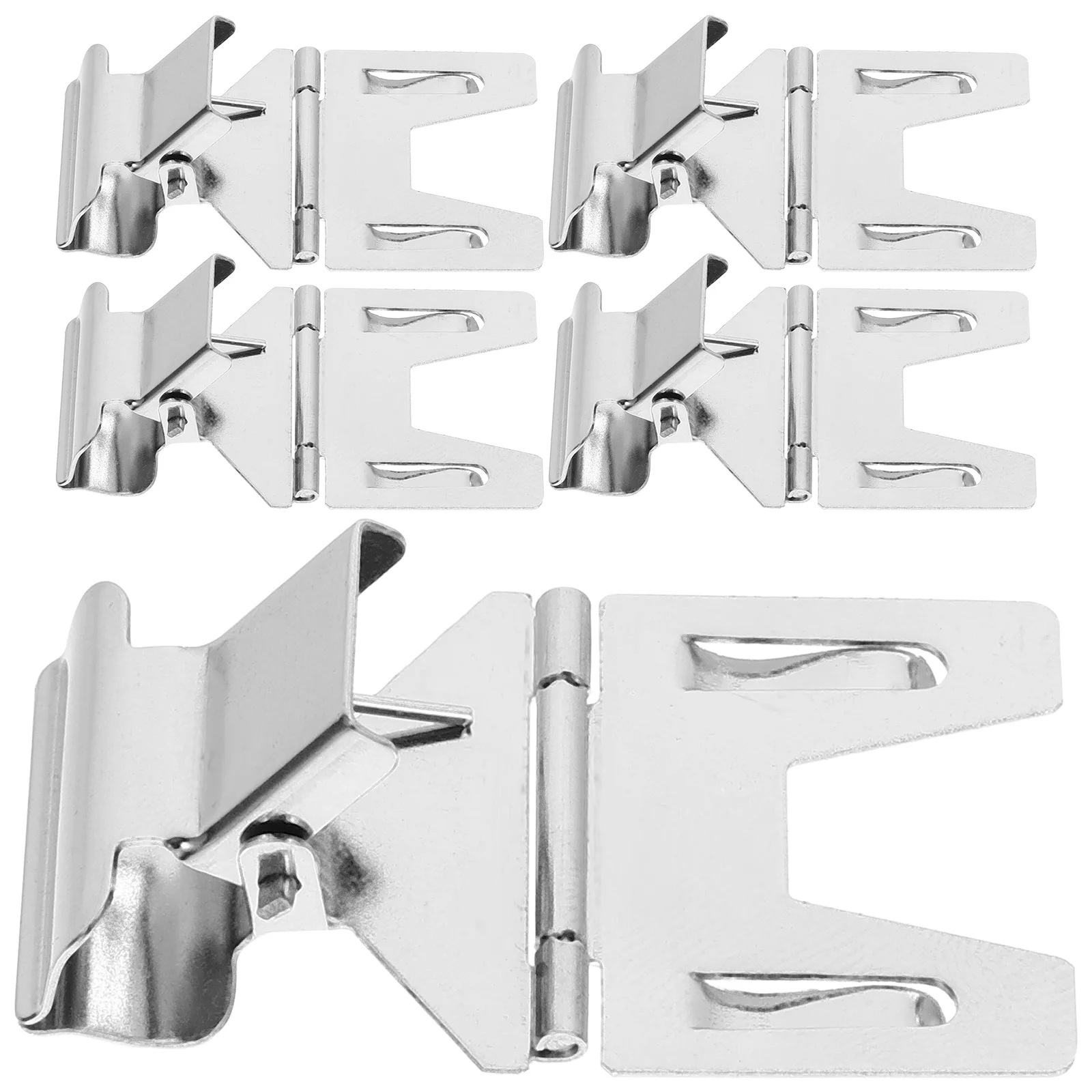 5 Pcs Price Tag Clip Supermarket Holders Metal Label Clamps Coat Hanger Clips Electroplated Iron