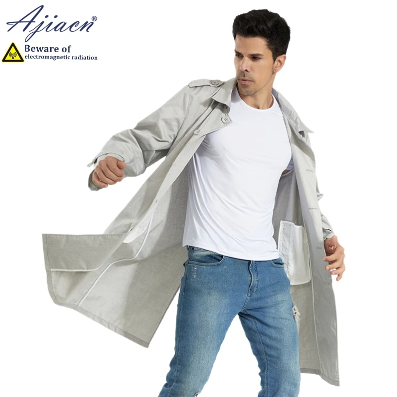 Anti-radiation unisex overcoat monitoring room, machine room, Electric welding Electromagnetic radiation shielding work clothes