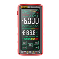 Upgrade to TouchScreen Multimeter 683 FullScreen Digital Multimeter with Flashlight Lighting, NCV Induction, USB Charging