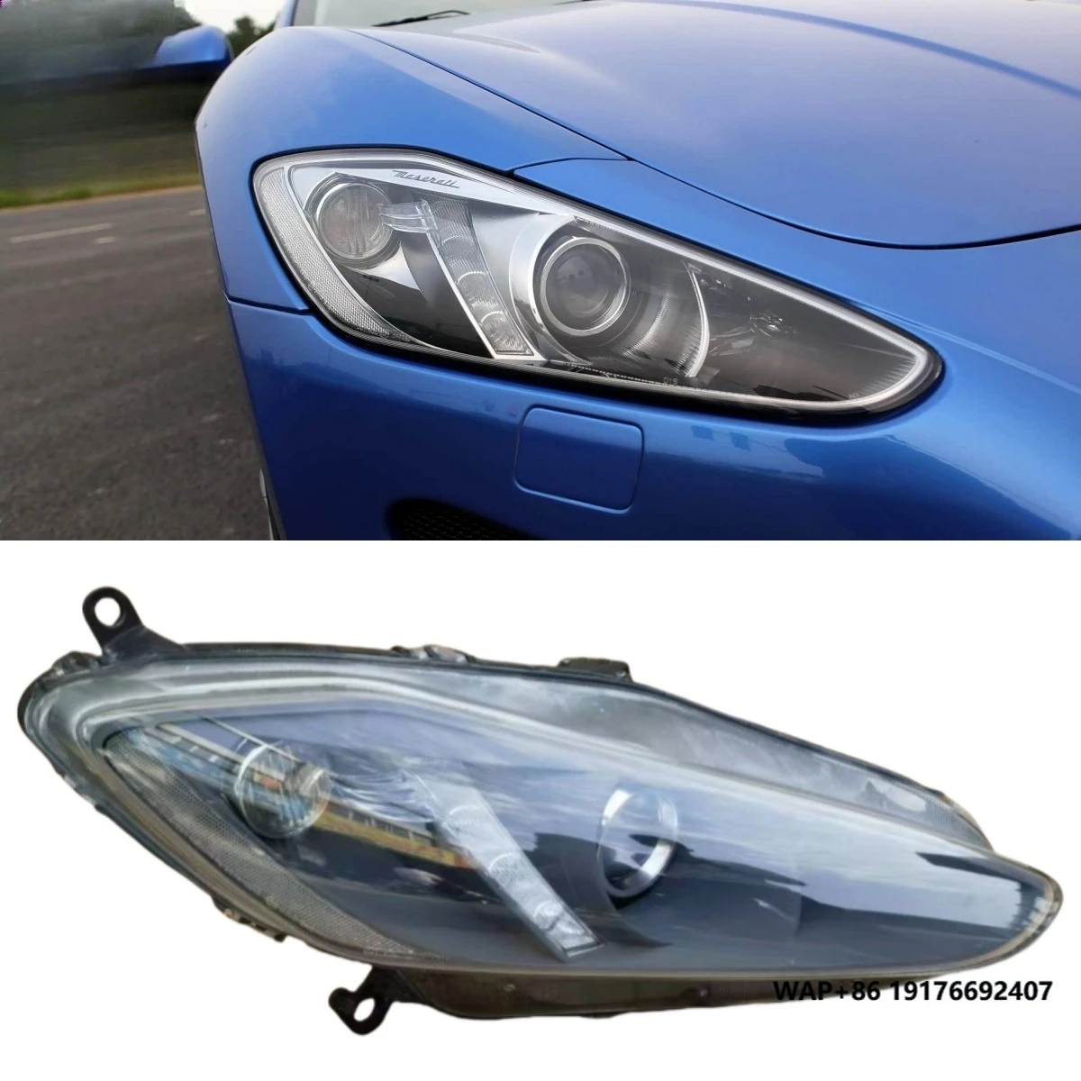

ForMaserati GT Headlight 2013-2020Maserati GranTurismo MC Left and Right Original LED Headlamp LED Daytime Running Lights