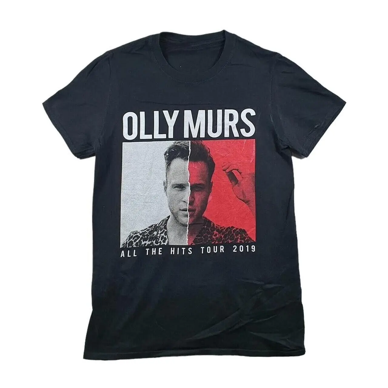 Vtg Olly Murs Music Tour Cotton Black All Size T Shirt DI153