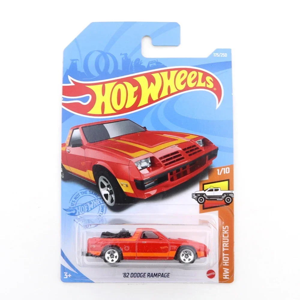 2021-175 Hot Wheels 82 DODGE RAMPAGE Mini Alloy Coupe 1/64 Metal Diecast Model Car Kids Toys Gift