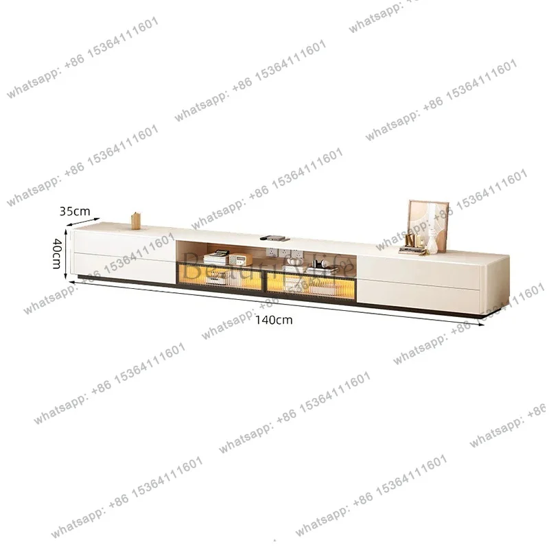 YJ Storage Organizer Tv Stand Modern Nordic Premium Luxury Tv Stand Beauty Living Room Moveis Para Tv Da Sala Home Furniture