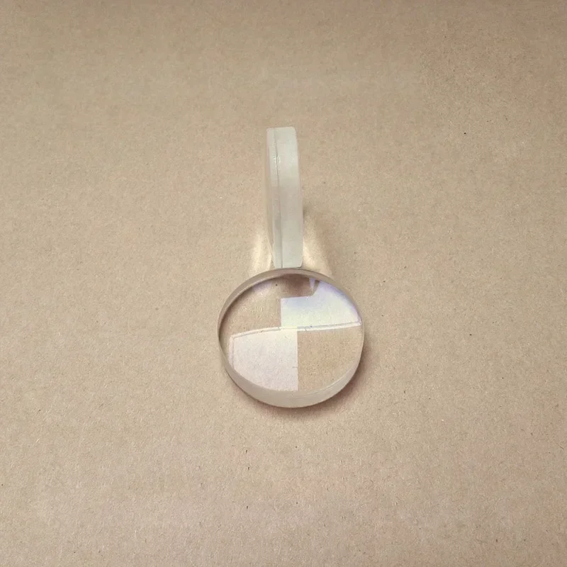 2 uds 41.9mm longitud Focal de vidrio óptico 126mm lente doble acromática convexa para lente objetivo de telescopio astronómico DIY