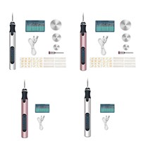 Electric Engraving Pen Cordless Rechargeable Grinding Machine Tool Set Kit for Nail Art Drill Machine