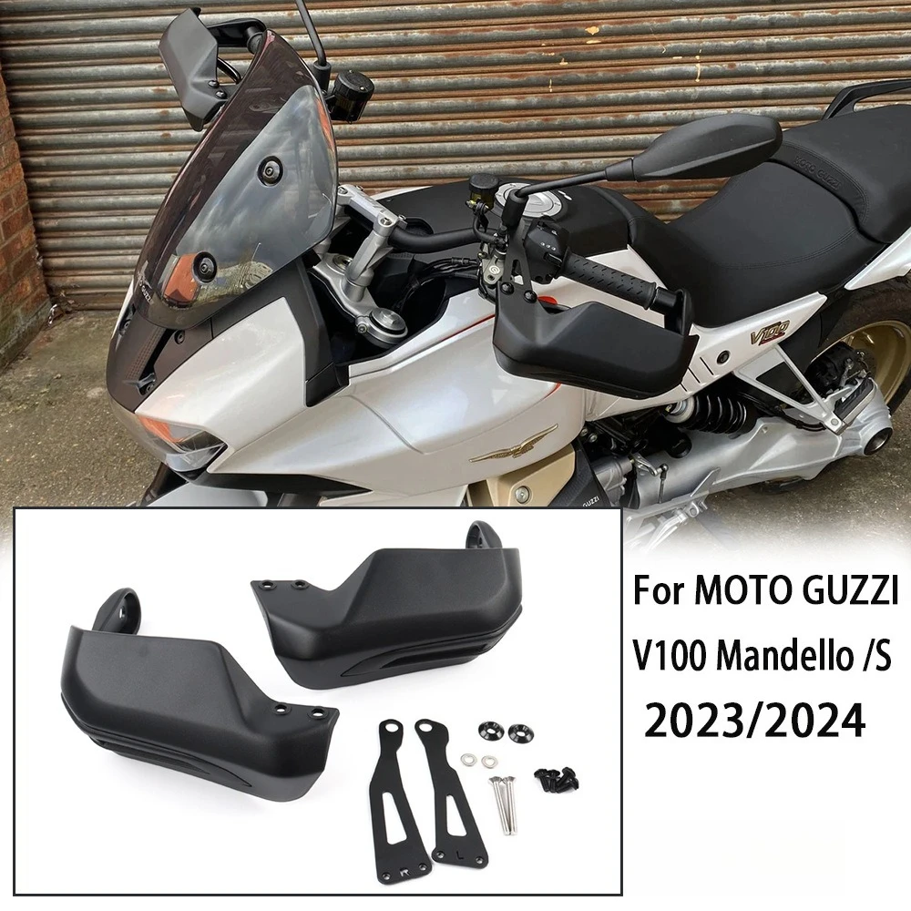 

For MOTO GUZZI V100 Mandello S 2024 Handlebar Windshield Handguard Hand Guard Protector Brake Clutch Lever Protection Shield