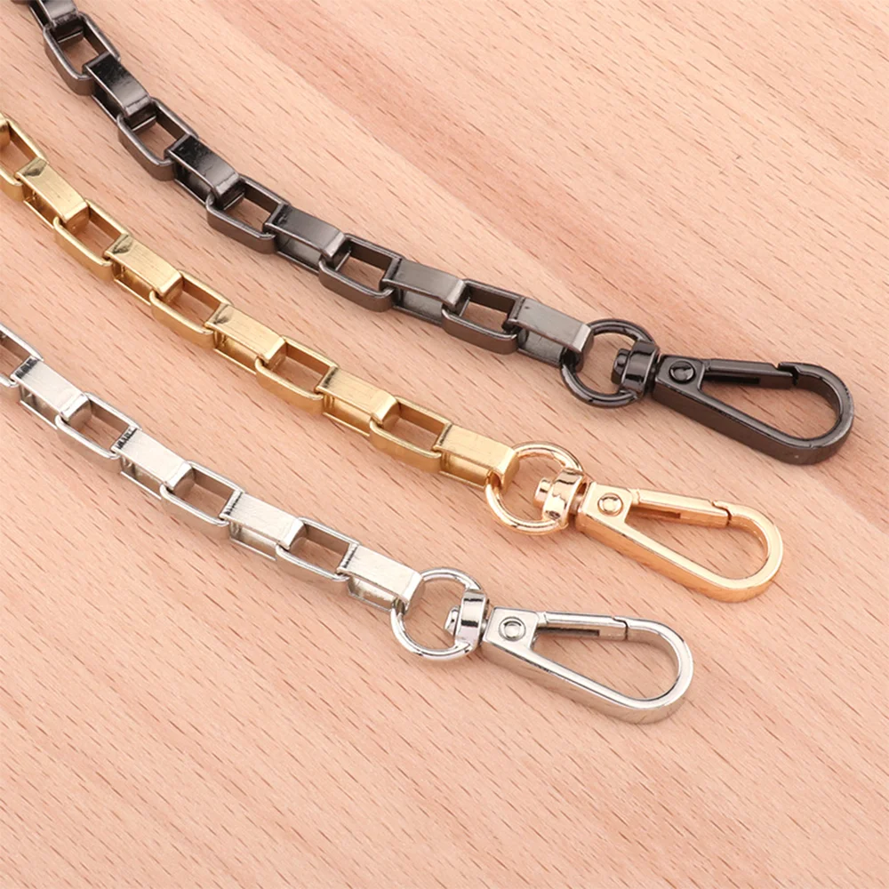 

Fashion High Quality 40/120cm Shoulder Bag Strap Handbag Handles Long Beaded Chain Shoulder Bag Straps Metal Chain Belt