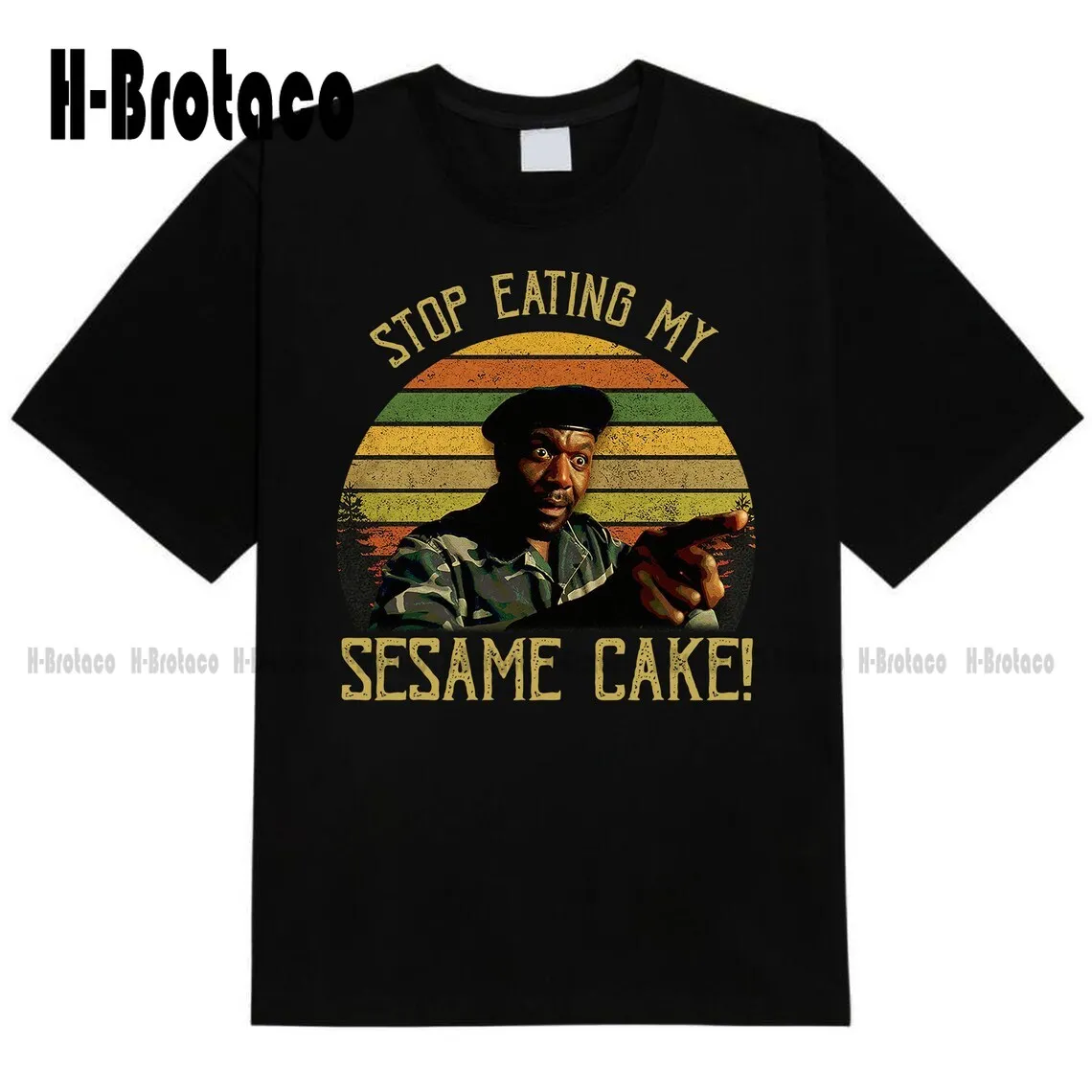 Captain Wanta Stop Eating My Sesame Cake Vintage T-Shirt, Movie Quote Unisex T Shirt Custom Gift Xs-5Xl