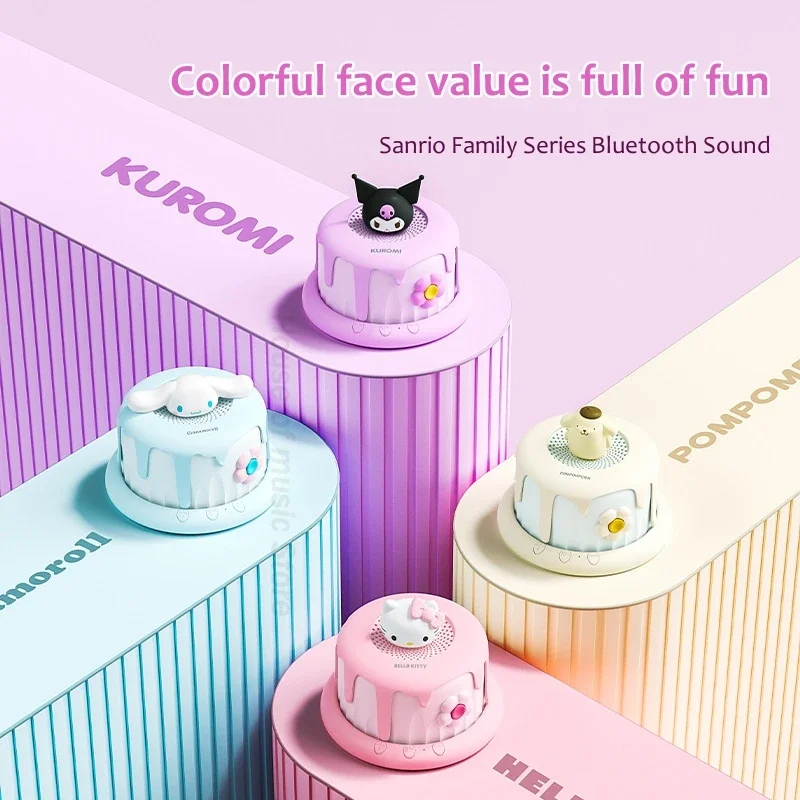 ลำโพงโมเดลเค้กขนาดเล็กสุดสร้างสรรค์สำหรับกลางแจ้งของขวัญการ์ตูนลำโพงสำหรับโต๊ะทำงานหนักและเสียงเบาไร้สายบลูทูธ5.0 lautsprecher