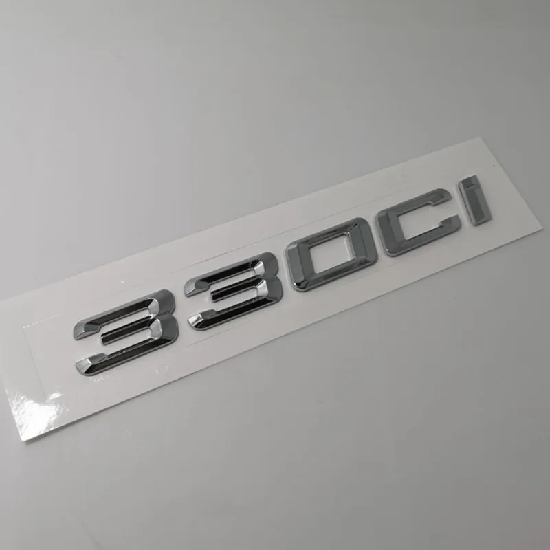 ABS Letter Number 325Ci 330Ci 645Ci 325xi 528xi 335ix Emblem for E46 E90 E91 E92 Sports Car Roadster Coupe Car Trunk Sticker