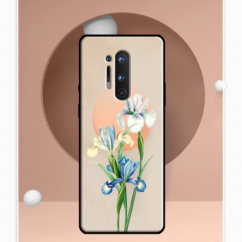 حافظة زهور القزحية الزرقاء لهاتف OnePlus Nord CE 5 3 4 Lite N20 N30 OnePlus 13R 12R 13T 10T 10 Pro 11 12 13 15 #4