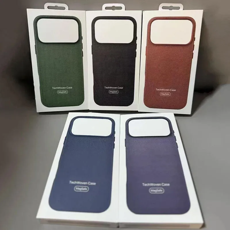 

For Apple Magsafe Techwoven Magnetic Case For iPhone 17 Pro Max 17 Air 17Pro Case Wireless Charging Full Protect With Logo Cover