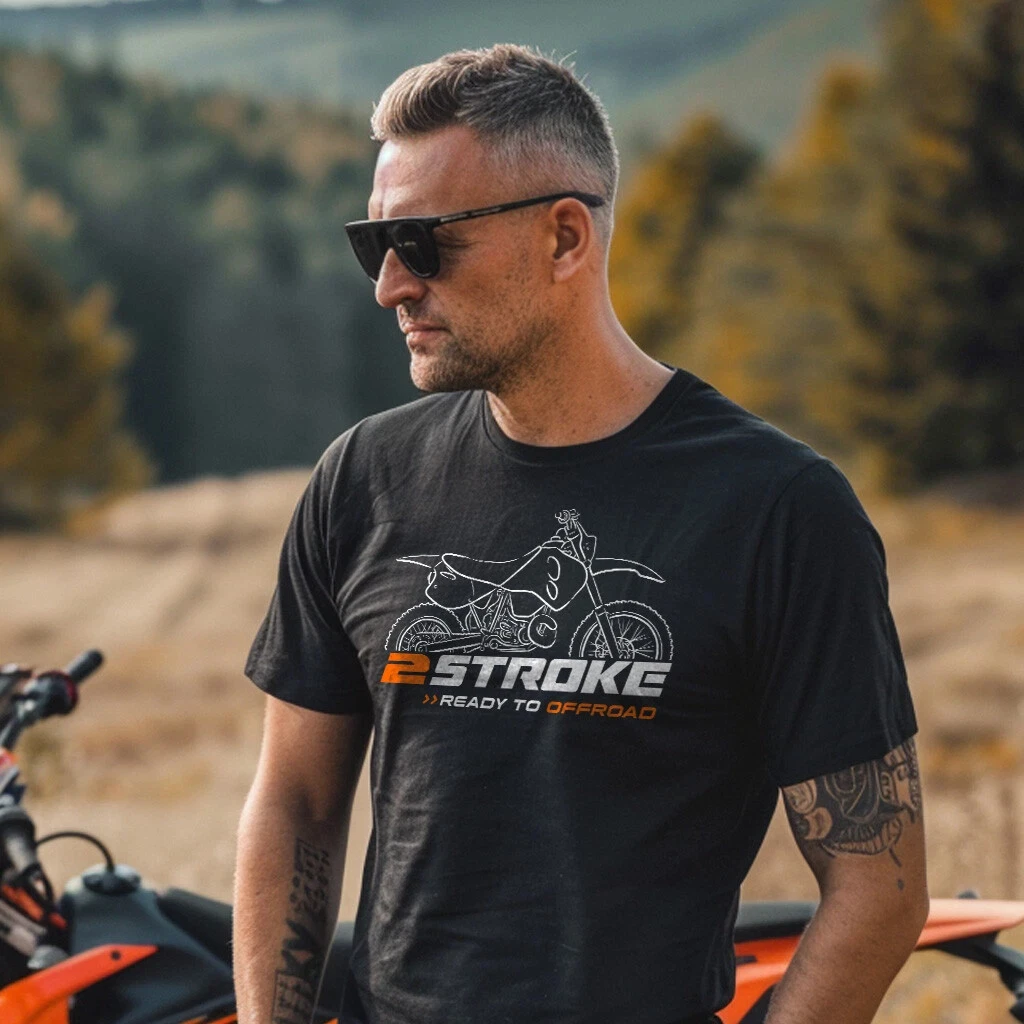 

Summer Cotton Round Neck Short Sleeves for Men Women 550 MXC 1994-1996 - Motorcycle T-shirt for Cross Country Riders