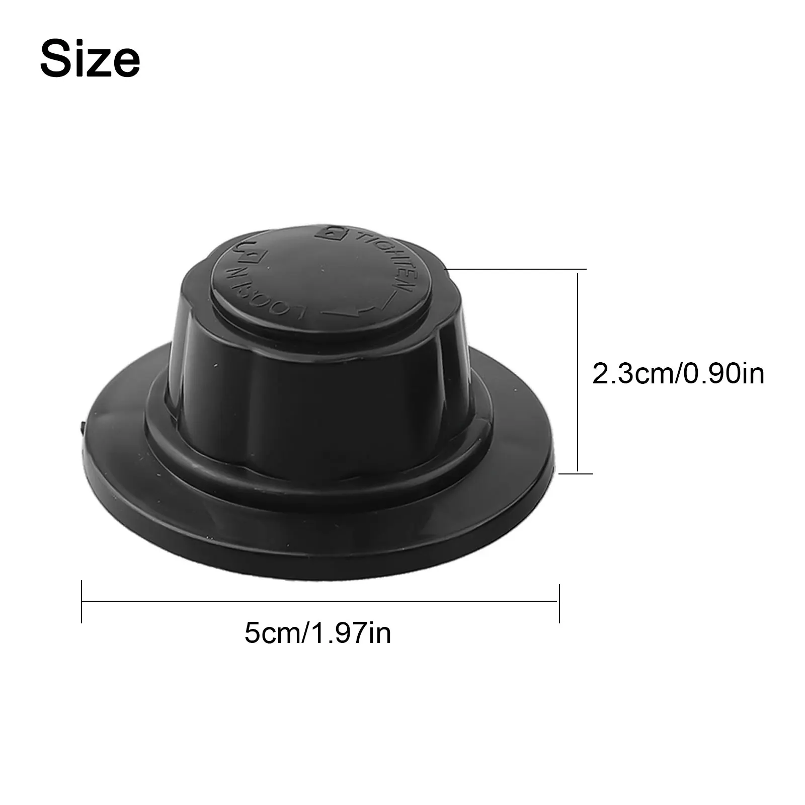 Fan Blade Nut Cover Color Black Electric Fan Accessories Quick Installation Repeated Use Simple Style Stable Operation
