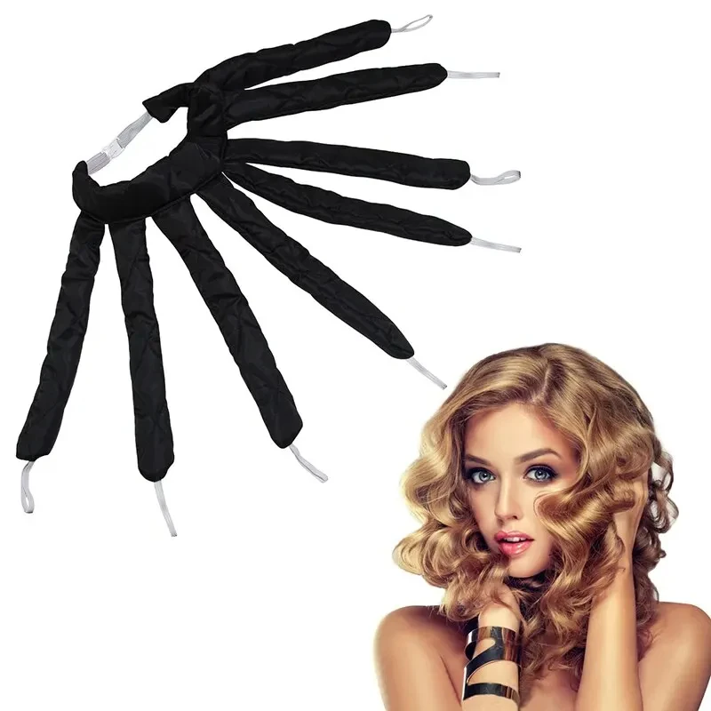 

Heatless Curling Rod Headband for Lazy Hair - Silk Ribbon Soft Wave Formers for Sleeping No Heat Curls Women Hair Styling Tools