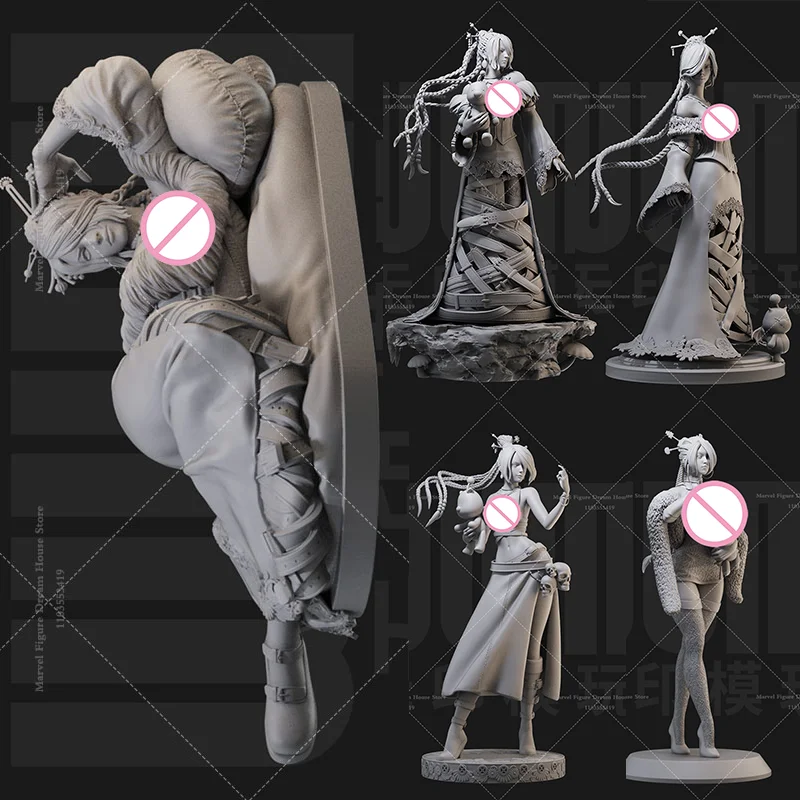 

1/24 1/18 Scale Witch Guardian Religious Atmosphere Black Magic DIY Self-assembled GK 3D Resin Un-panited Doll White Model