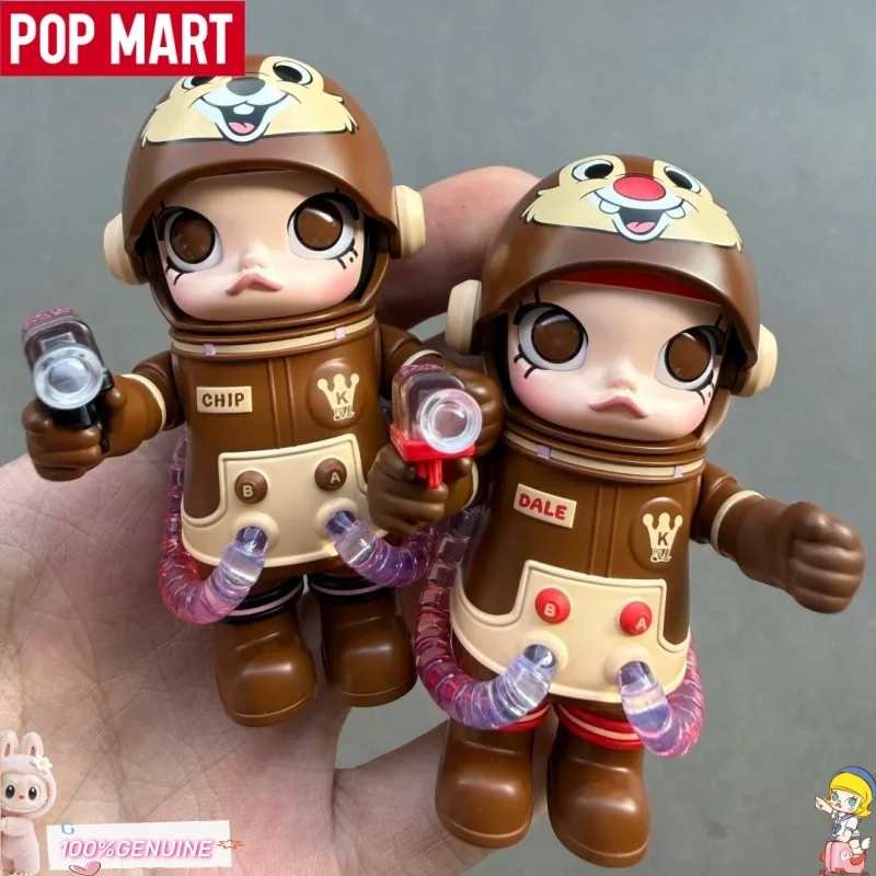 

POPMART Mega Space Molly 100% Chip 'N' Dale Series Blind Box: Милая аниме-фигурка в закрытой упаковке, загадочная коробка-сюрприз, модель игрушки, подарок на день рождения