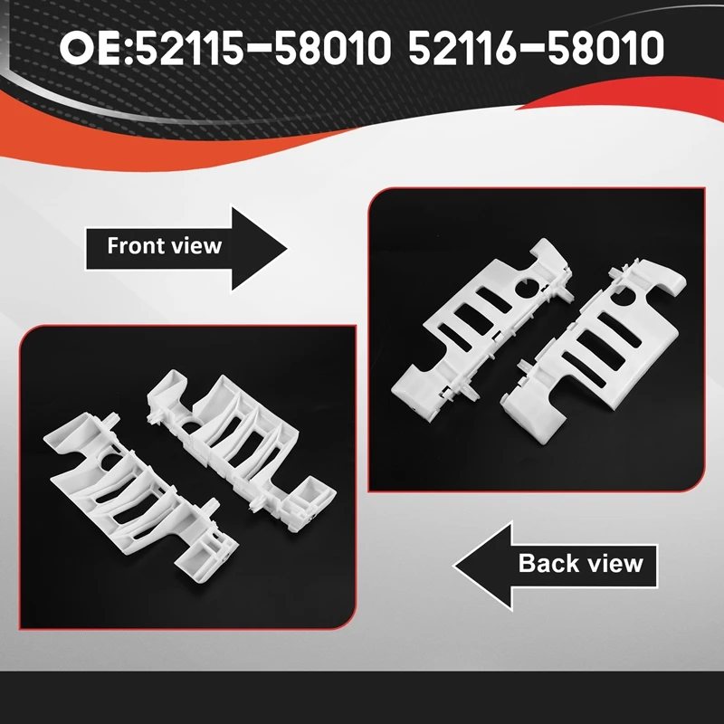 A99F-Novo suporte para para-choque dianteiro 52115-58010 52116-58010 para Toyota ALPHARD 2004-2008