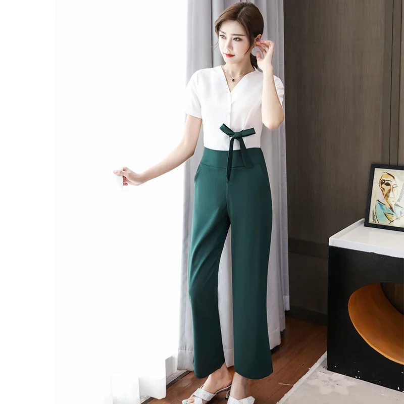 Summer Beauty uniforms Chinese style Spa Salon Beautician Clothing Nail Massage Therapist Uniform Quality massage clothing