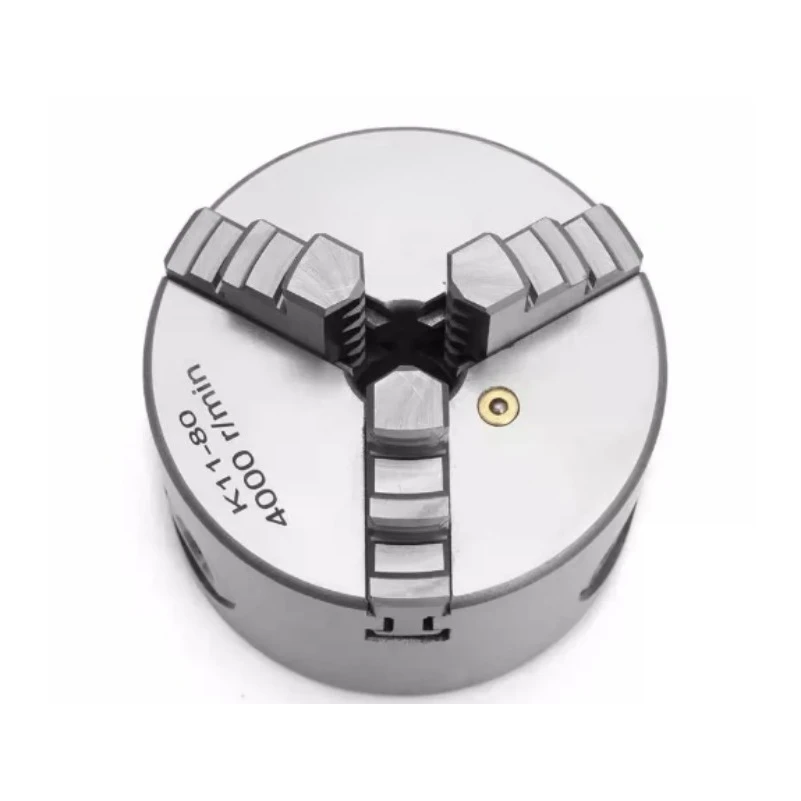 K11-160 160mm Self-Centering Lathe Chuck Metal Jaw Manual Scroll Three-Jaw Chuck for Metalworking Drilling Machine