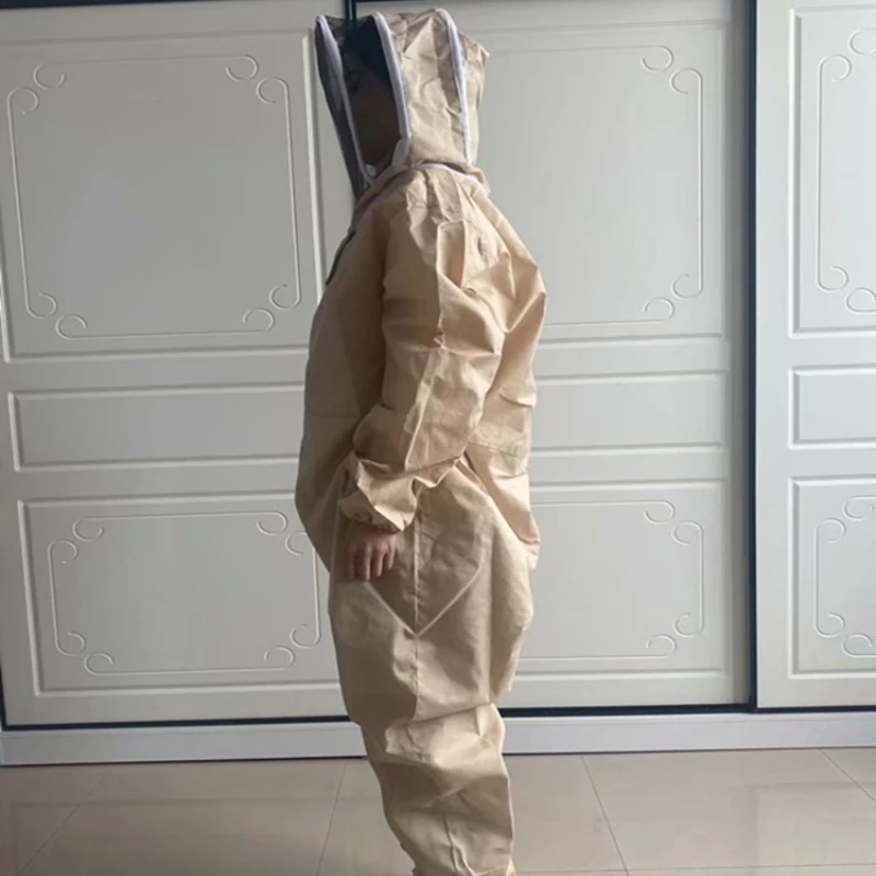 1 Set Professional Ventilated Full Body Beekeeping Bee Keeping Suit With Gloves