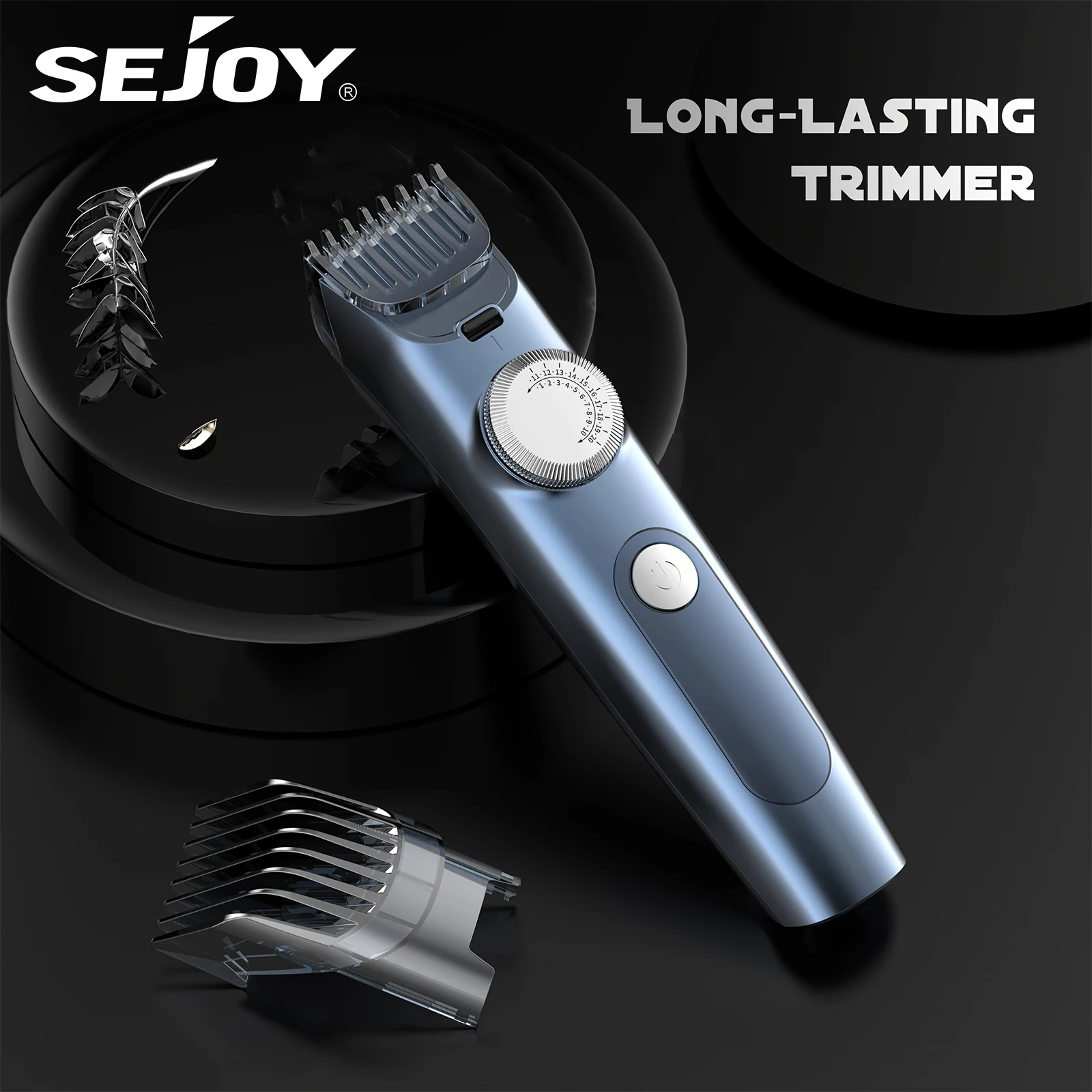 

Sejoy машинка для стрижки волос триммер для мужчин беспроводная перезаряжаемая бритва для бороды и рук профессиональный электрический инструмент для ухода за волосами