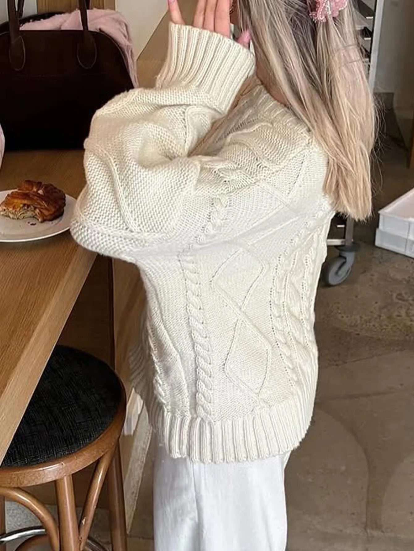 

Свитер-пуловер с круглым вырезом, однотонный, облегающий, три цвета, новая осенне-зимняя мода, повседневный, с длинным рукавом