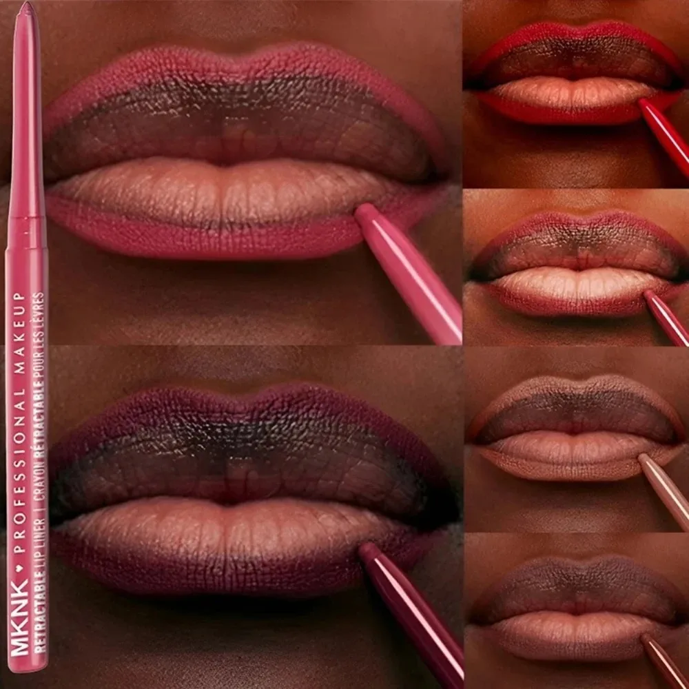 LipLiner Lipstick Pen Waterdicht Langdurig Haaklijn Lippotlood Mat Beginner Automatische Bonenpasta Kleur Haakpen Automatisch