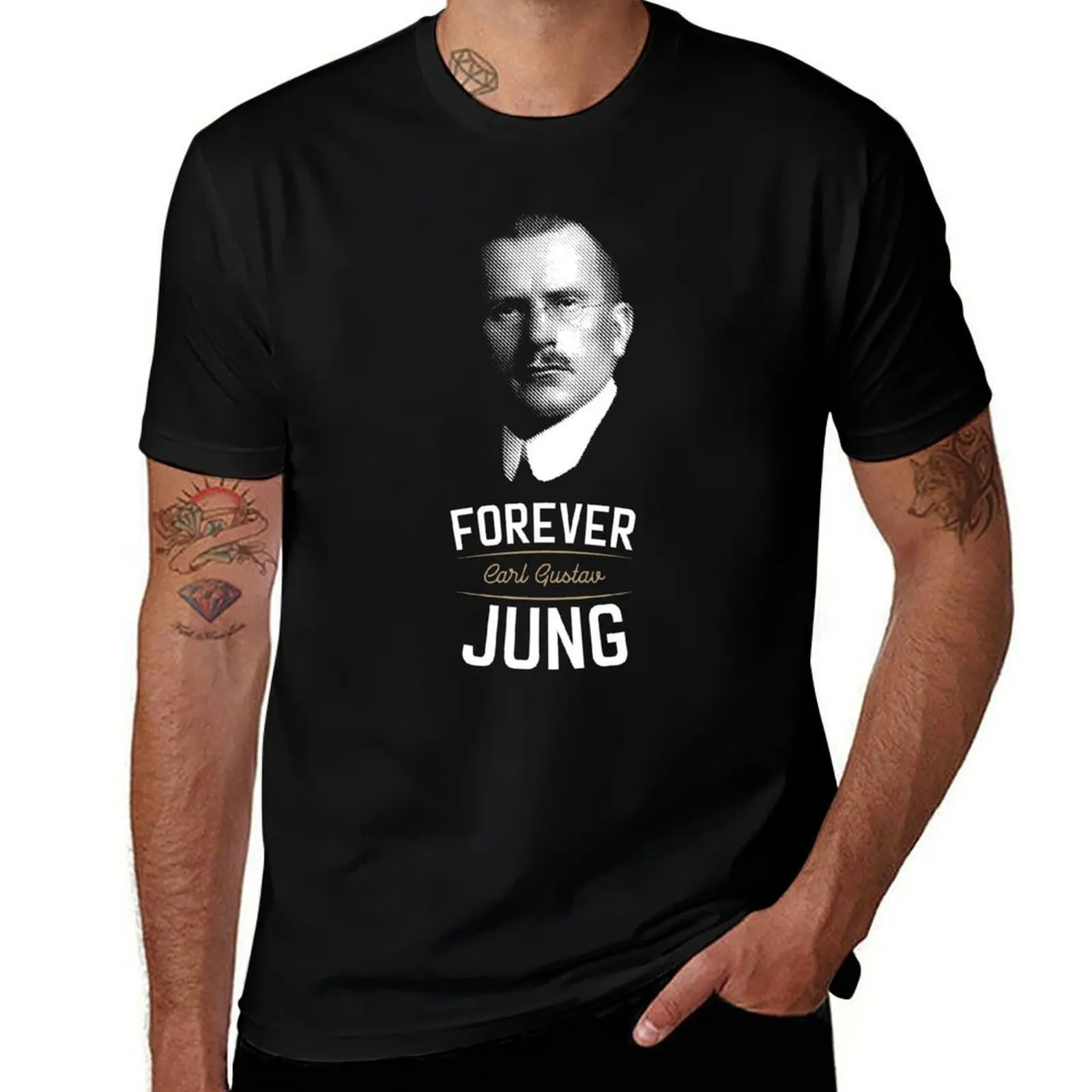 Forever Carl Gustav Jung-Camiseta psicología, camisetas gráficas de nueva edición, nuevos regalos y camisetas, camisetas de gran tamaño para hombres