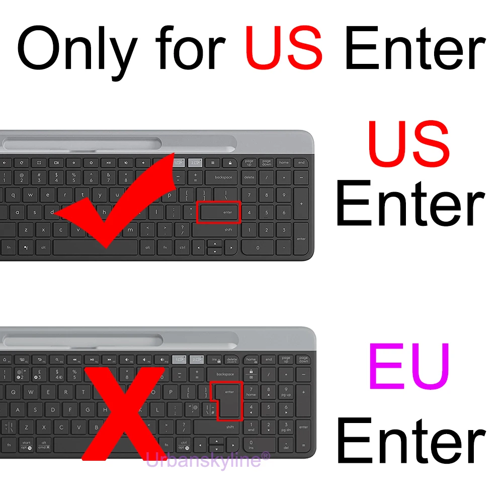 Keyboard Cover for Logitech K580 k585 K470 MK470 for Logi Set Transparent Silicone Protector Skin Case Film Accessories