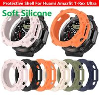 TPU Protective Case For Amazfit T-Rex Ultra Smart Watch Strap Silicone Protector Cover Shell For Huami Amazfit TRex Ultra Frame