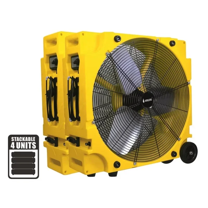 

Industrial Drum Fan 36" Heavy Outdoor Plastic High Output With 3 Speeds Wheels Floor Fan Dryer