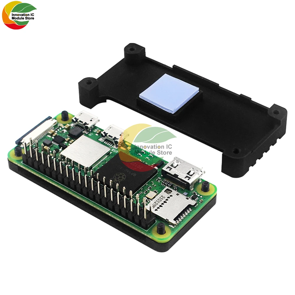 Per custodia in alluminio Raspberry Pi Zero 2W + testata a perno curvo o alloggiamento di raffreddamento passivo a perno dritto per Raspberry Pi