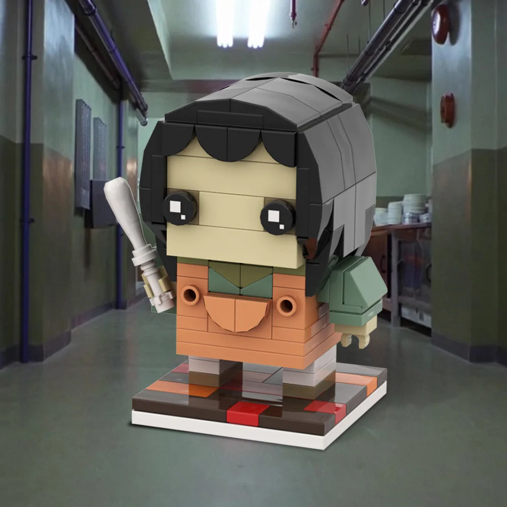 Moc filme de terror a figura brilhante brickheadzs modelo blocos de construção diy design atividade boneca montagem tijolos brinquedo crianças presente