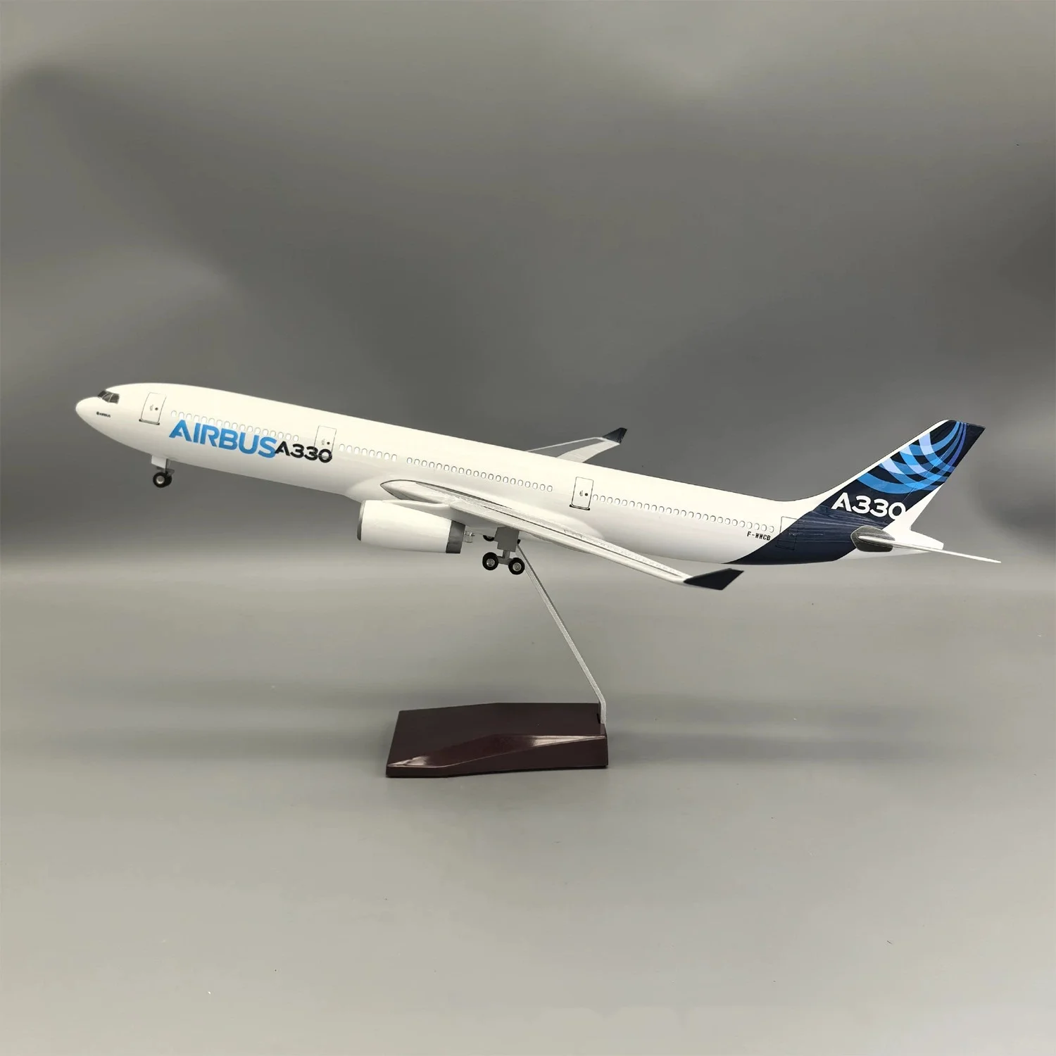 

47cm A330 Prototype Airplane Model Toy Kit Die-cast Resin with Stand LED light And wheel for Aviation Enthusiast Gift or Boy