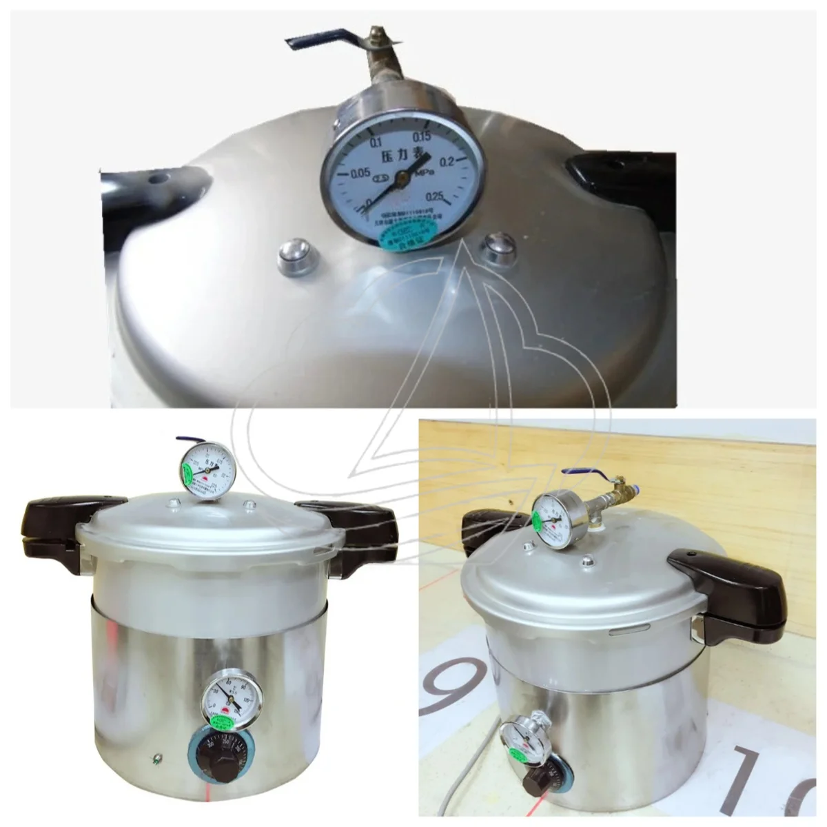 1800W Lab High Pressure Vessel with Silicone Rubber Seal Ring Processing Equipment