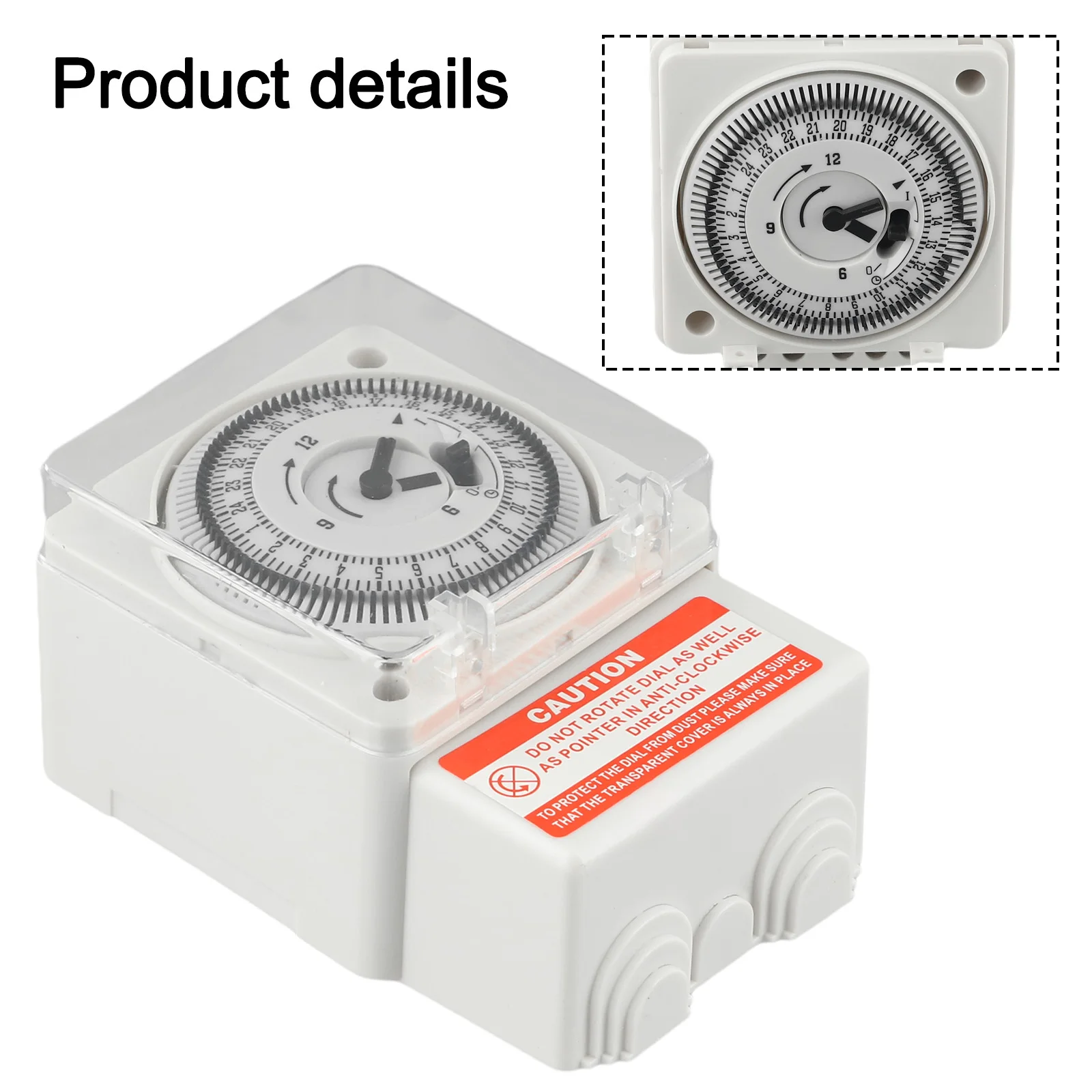 Reliable AC220V Mechanical Timer with 24 Hour Functionality and 15 Minute Increment for Effective Time Management