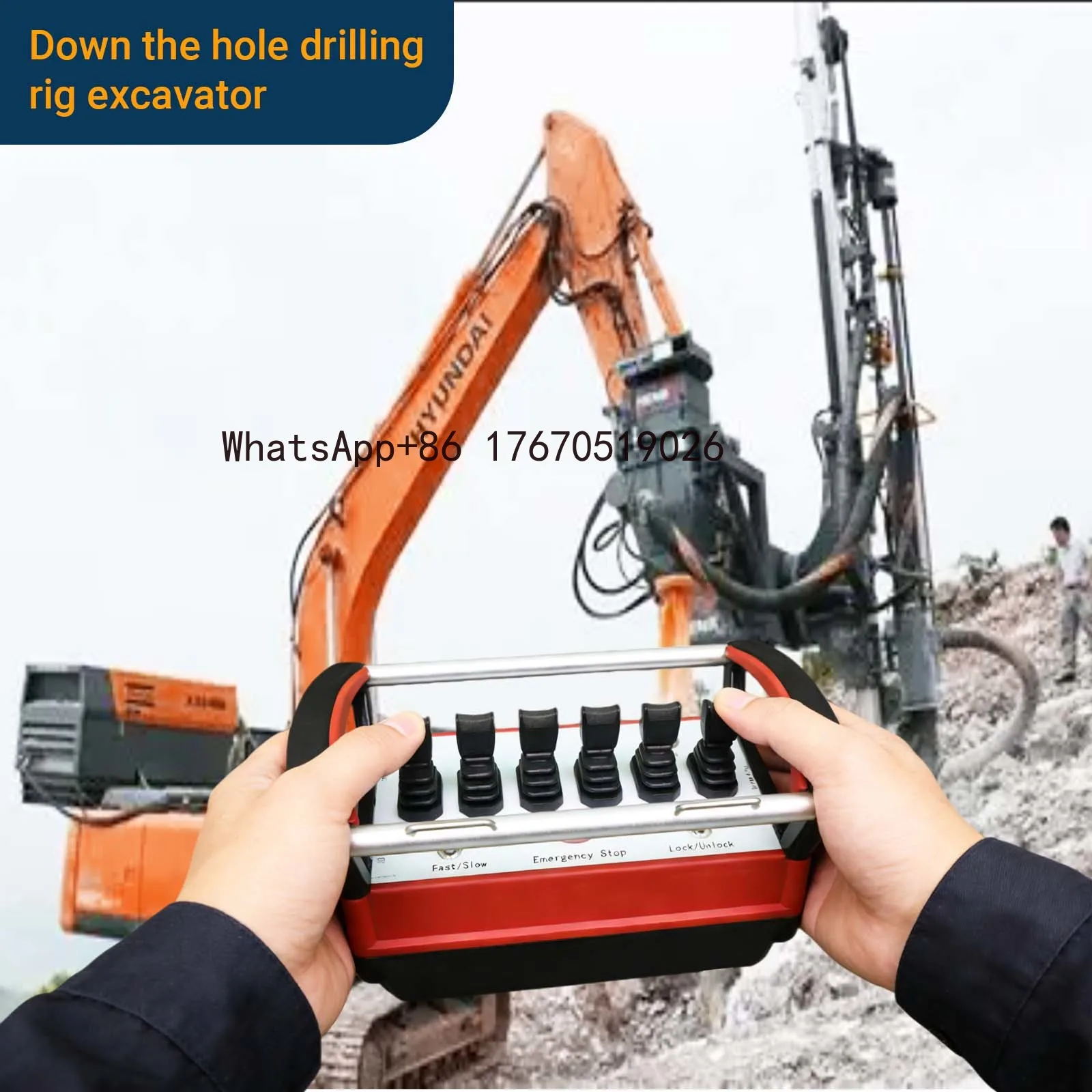 

On Sale Wireless 6 Ways Remote Control for Hydraulic Proportional Control Levers in Construction Machinery for Car Crane